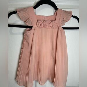 Camilla Dusty Pink Rosette Baby Dress